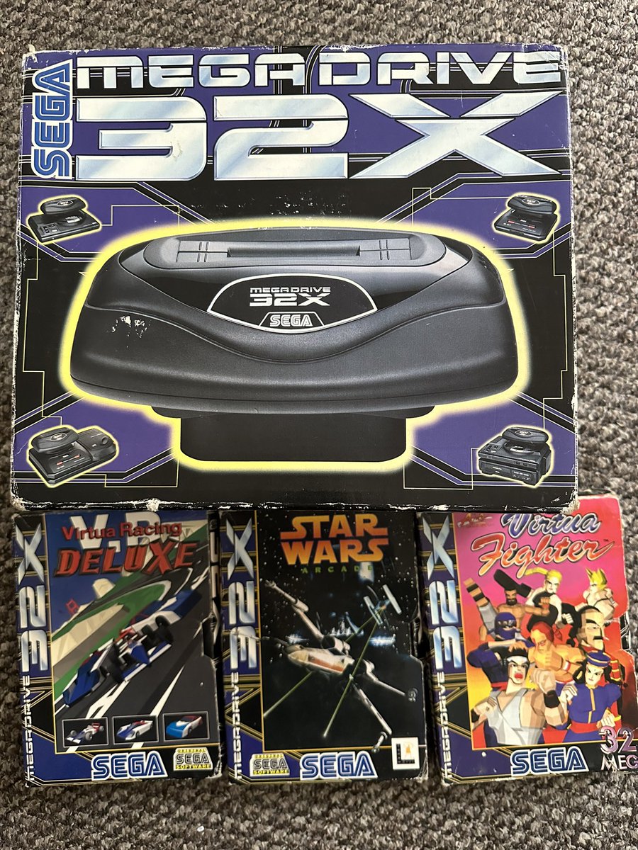 Picked up a few retro goodies yesterday. First time ever owning a 32x