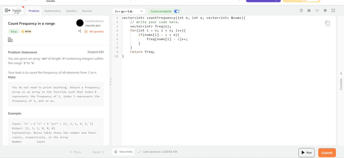 RVedashree1's tweet image. Day 15    
 #NinjaSlayground #CodingNinjasStudio
@CodingNinjasOff
@drinkslaycoffee