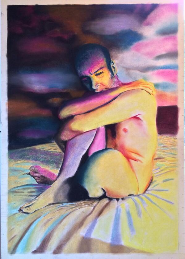 Drop a picture of you that could be an album cover.

I'll go with this one. Painting by <a href="/Seb_Castro/">Sebastian Castro</a>.