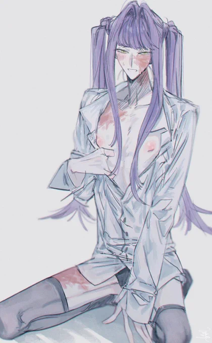 ツインテシャツ彼女 