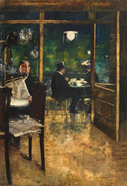 #Sommer2023
'Im Café Bauer, Berlin' von Leo Lesser Ury (geb. 1861 in Birnbaum, Provinz Posen; gest. 1931 in Berlin)
#art