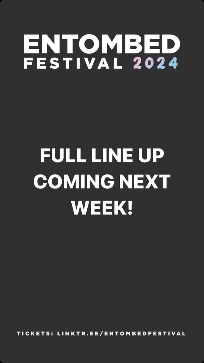 Full Entombed fest lineup coming next week 👀 tickets toxicwotsit.square.site/product/entomb…