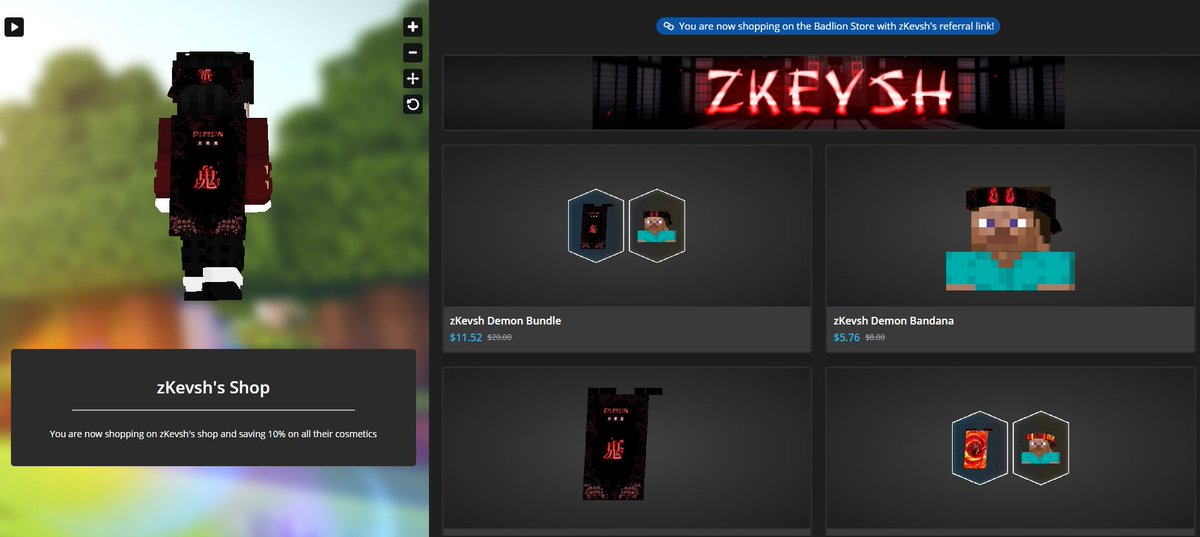 zKevsh's tweet image. Sorteo Badlion Client!🦁

🎊Para festejar voy a sortear lo siguiente:
➟ x1 zKevsh Bundle (A eleccion tuya)
➟ x3 zKevsh Cosmetico (A eleccion tuya)
El sorteo finaliza el 7 de Septiembre!

Follow, RT + Tag a 2 amigos para participar!

💸store.badlion.net/shop/zKevsh