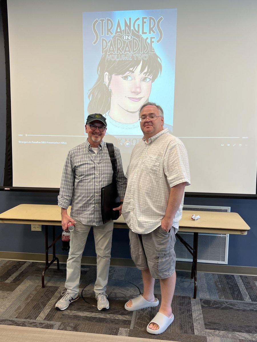 M00NLIGHTSTUDI0's tweet image. Over here harassing @TerryMooreArt at the 2023 #RobCon in Abingdon VA. and supporting his work with my wallet while he was overly generous with his work! Got to meet Robyn as well and exchange gifts with them and my mom. What’s lovely couple!