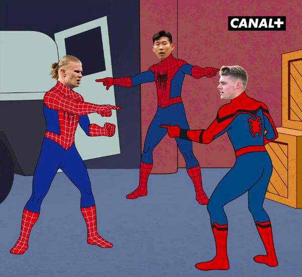CanalplusFoot's tweet photo. Trois triplés inscrits aujourd'hui en Premier League ⚽️⚽️⚽️

Erling Haaland 🤝 Son Heung-min 🤝 Evan Ferguson

#PremierLeague https://t.co/G7OUGr5OKe