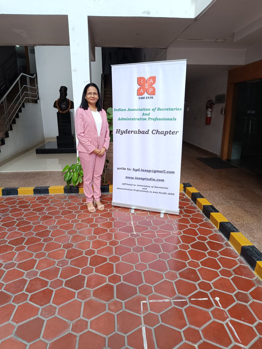 #TheModernDayAssisant by @lucybrazier in our #HappeningHyderabad
for the #IASAP, #HyderabadChapter held on 2nd Sept. 2023 at #TataProjectsLtd #Secunderabad

Thank you @lucybrazier for your wisdom & enlightening lecture on 'The Value Proposition' for
#ExecutiveAssistants