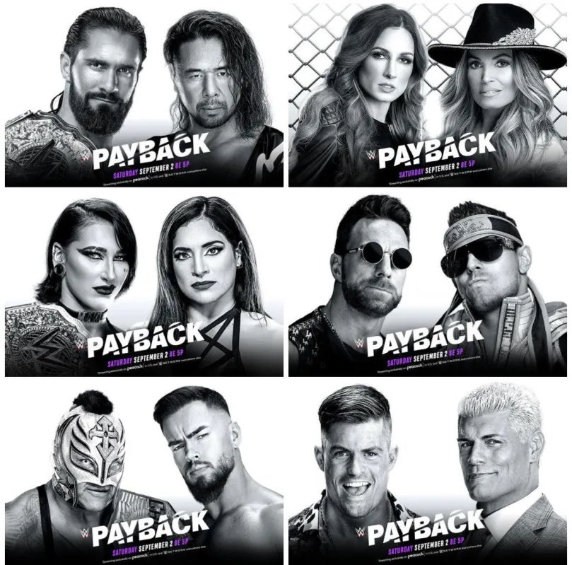 Can’t wait to see what goes down tonight! What’s everyone’s predictions for the show? #WWEPayback