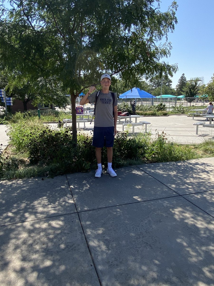 LNStennis's tweet photo. Great finish by the North Star JV boys! 2 second place finishes at 1 doubles and 2 singles and tied for 3rd as a team out of ten. Nice work! 🎾🐊 https://t.co/Wk7GlRdrjM