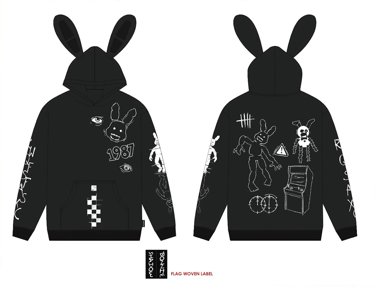 Fnaf hot sale bonnie hoodie