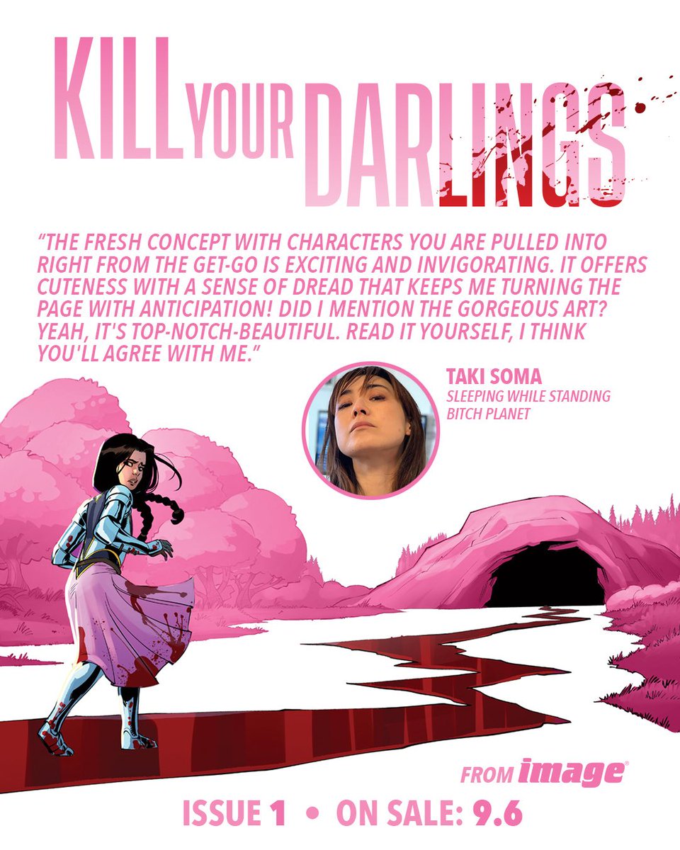 GrifSheridan's tweet photo. 4 DAYS UNTIL KILL YOUR DARLINGS #1!
🌹✨🩸

We agree, @takisoma, the art is GORGEOUS!

Find your local comic shop so you can pick up KYD #1 when it drops NEXT WEDNESDAY, SEPTEMBER 6th from @ImageComics!

https://t.co/z8rll8zoDc https://t.co/S1tcHswBJG