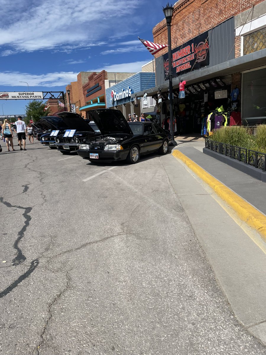 Amazing turnout for the Show and Shine!  Lots of eye candy on Sturgis Main St. Today!