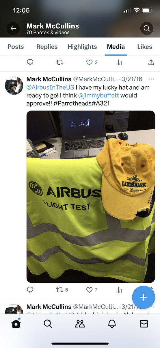 MarkMcCullins's tweet photo. All of our descents for #Airbus in Mobile have pseudo-waypoints taken from Jimmy Buffett’s songs; we will keep searching for the LOSTE SHAKR of SALTE! For all of the #Parrotheads out there, whenever you see an #A320 or #A220 flying, a little of JB’s spirit flies along! https://t.co/cUoowS3FVa