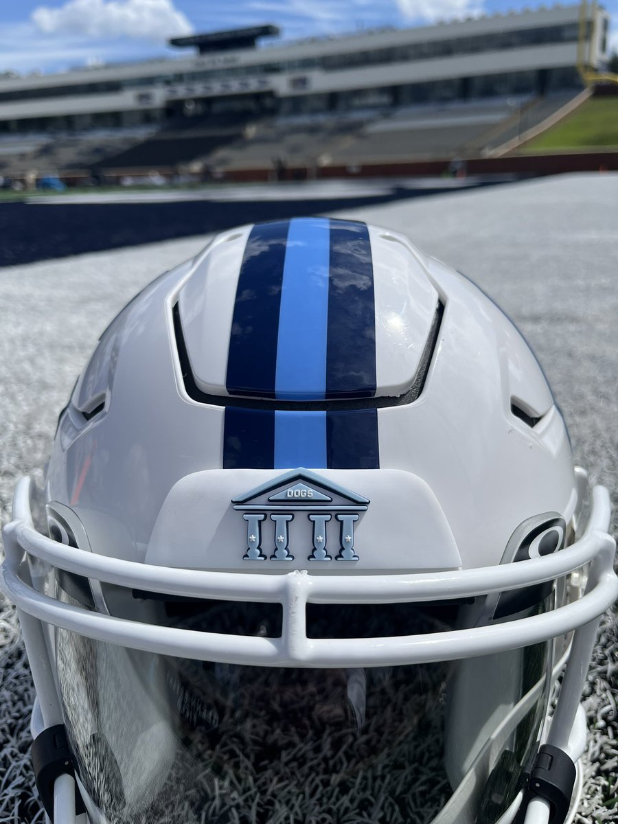 - Team First
- Be on Time
- No Excuses
- Be a Man

Our new 3D, front helmet bumpers represent our four Team Pillars! Gameday at Georgia Southern is here! 

#FireThoseCannons