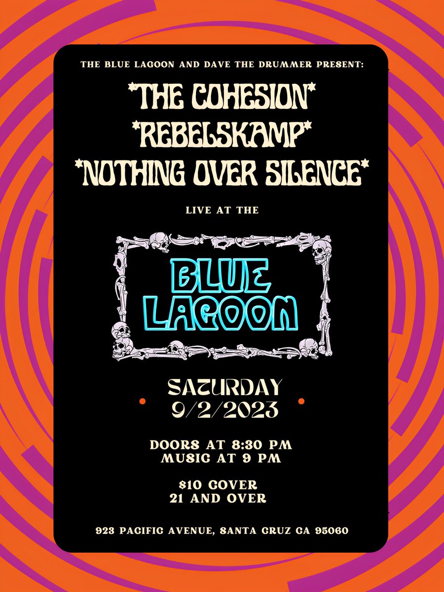 Rebelskamp's tweet photo. Tonight in Santa Cruz!! https://t.co/G0KmlAgC3C