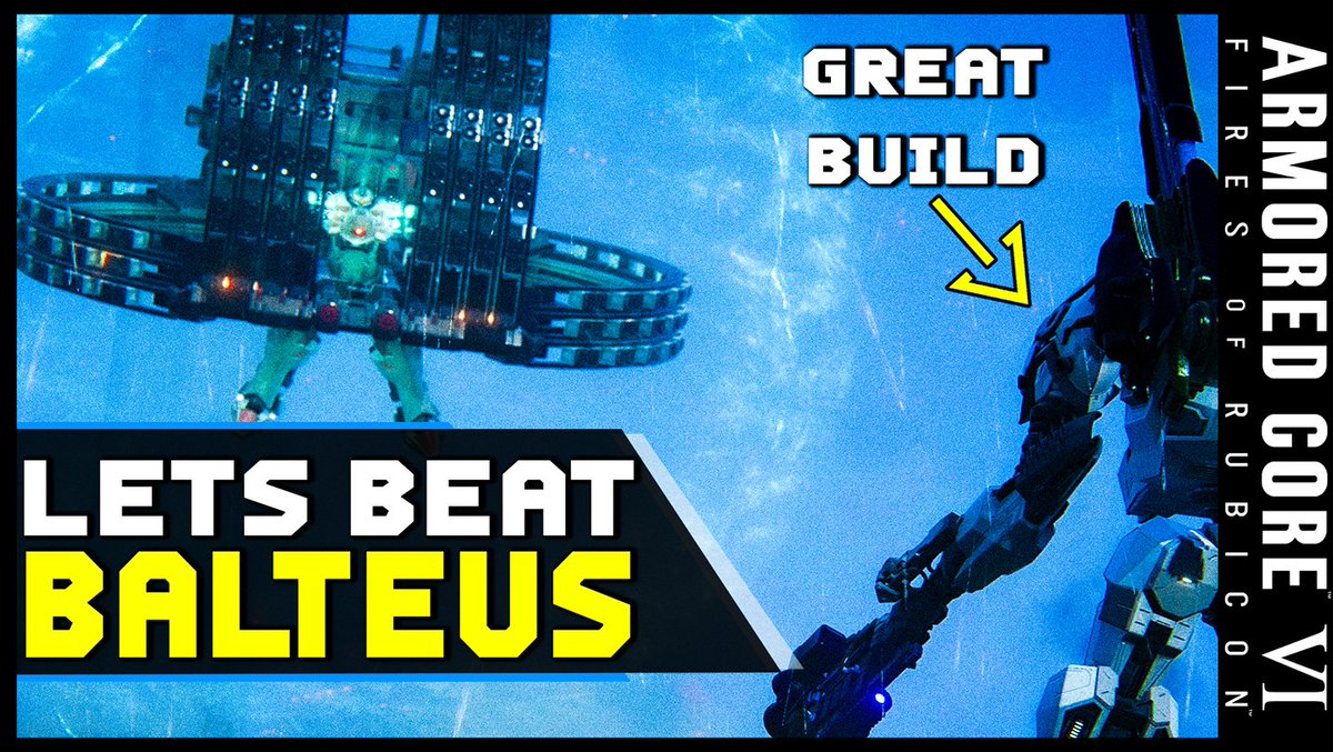 BangemTV's tweet photo. 🚨OUT NOW🚨

A Build To Beat BALTEUS in Armored Core 6

https://t.co/v0xmRq99zs
#ARMOREDCOREVI #ARMOREDCOREVI #balteus https://t.co/ijCV7vqETR