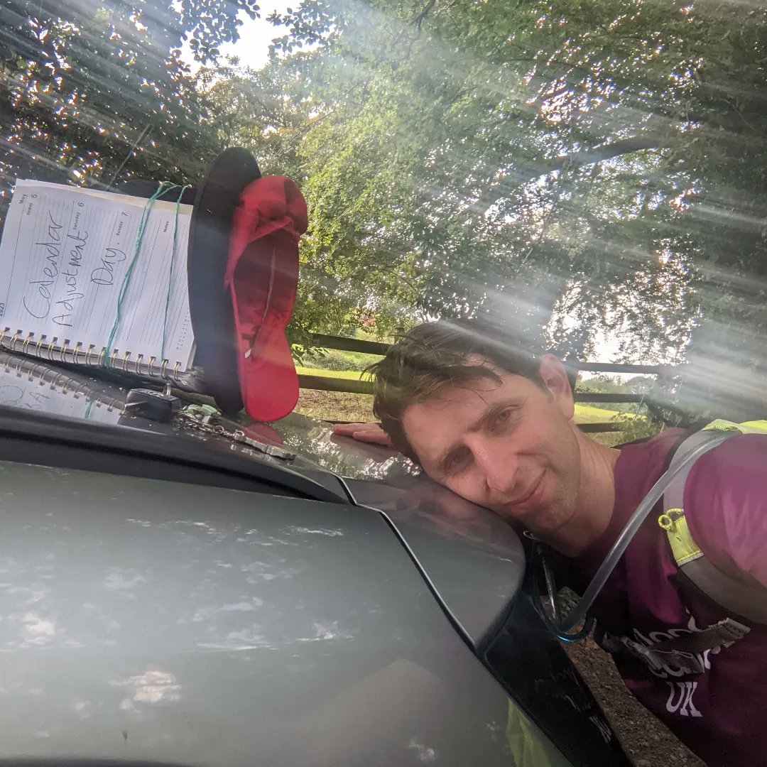 sillyhatrunner's tweet photo. #training day 118
Only 7 weeks to go until @punkpantherevents #Nidderdale Way #Ultra .😃😃😃
Today is #CalendarAdjustmentDay
 #running  for @bloodcancer_uk
See my fundraising page to learn about my story my and challenge: 
https://t.co/d5N84x2Hfe
#charity  #fundraising #donate https://t.co/usW6gV6aBR