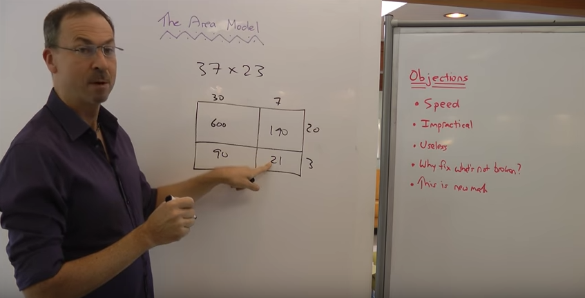 Robert Kaplinsky (@robertkaplinsky) on Twitter photo I love how <a href="/jamestanton/">James Tanton</a> takes down five of the most common objections to using the area model to conceptually teach multiplication. Check out his 9 minute video where he helps make sense of the madness: youtube.com/watch?v=Sfi4QU… #MTBoS #iteachmath I love how <a href="/jamestanton/">James Tanton</a> takes down five of the most common objections to using the area model to conceptually teach multiplication. Check out his 9 minute video where he helps make sense of the madness: youtube.com/watch?v=Sfi4QU… #MTBoS #iteachmath