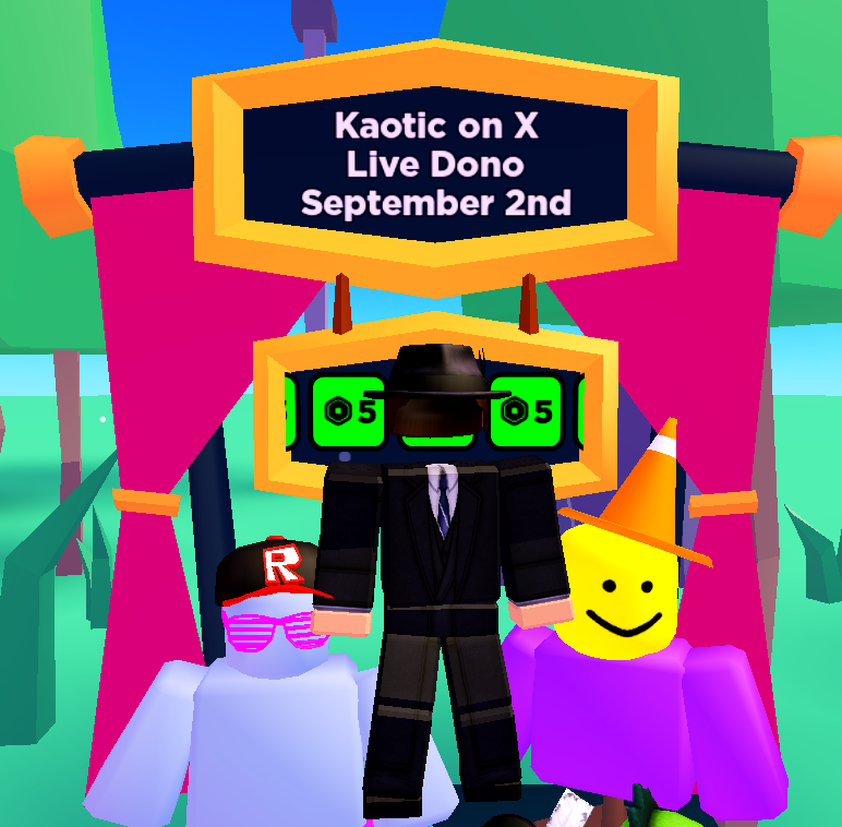 KaoticRBX's tweet photo. Doing Offline Donation Giveaways Live NOW!

           Simply Follow me, Retweet this, Like it then comment your user for some freebie Robux! Keep in mind it may take me a little to receive your comment so please be patient!!

#ROBLOX #Giveaway #UGC #robux #headless #FreeRobux #vouch #Online #gaming #Reset #avatar #robloxart #robloxcondo #RobloxFreeUGC #RobloxUGCFree #PlsDonateGame #Live #donations #RobloxDev #robloxnews