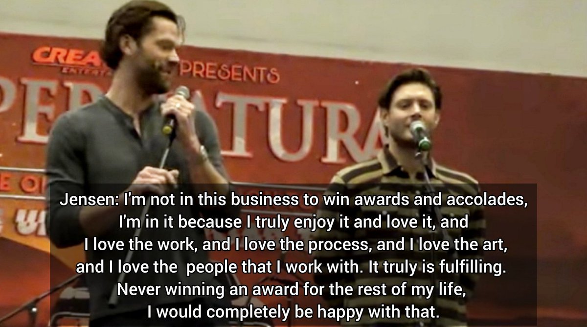 martysantarsier's tweet photo. #JensenAckles is a ray of sunshine in the world of the performing arts, he is an artist with a great devotion and passion for the creative process, he has incredible social power and stage presence yet he remains humble.  Everyone loves working with him. 
I'm proud to be a fan.❤️ https://t.co/n2lAtNXNbJ