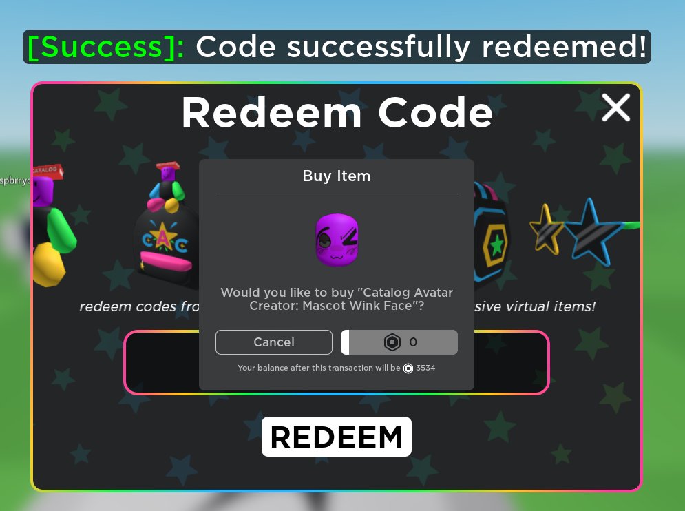 Roblox Face Code YOU PICK Ready To Redeem Avatar Virtual Item