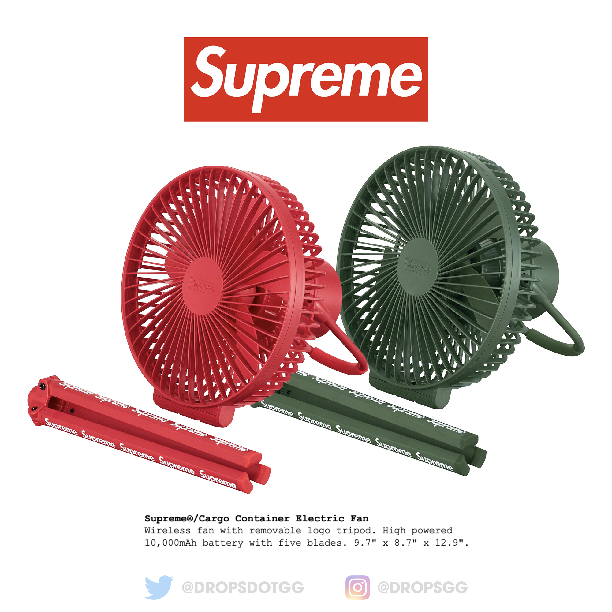 Supreme Cargo Container Electric Fan