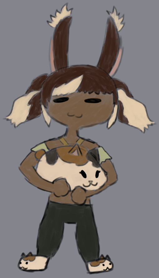 xTechoMecho's tweet photo. My friend Skye doesn't have twitter, so with their permission I'm putting up their art piece to share with everyone! Their art style is super cute! #adherethebeard https://t.co/CHpaNJeOKS