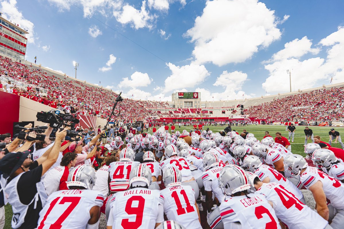 OhioStateFB's tweet image. The Buckeyes are back.