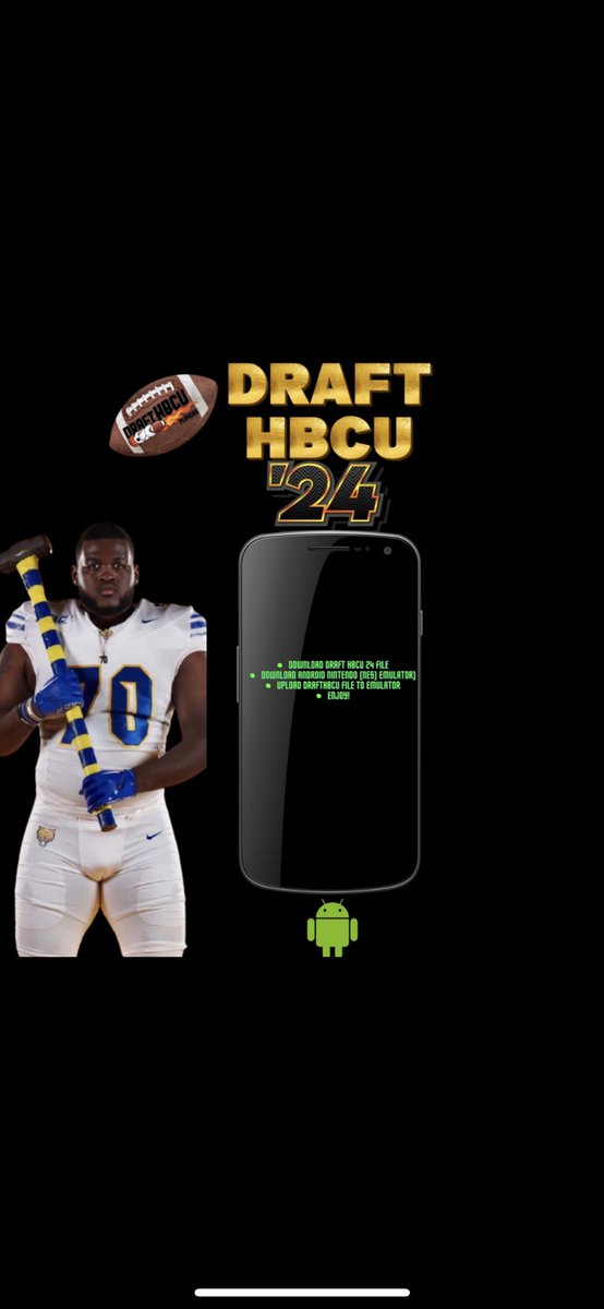 DraftHBCU's tweet photo. #DraftHBCU24 Version 2 is out now!
Download Free and play on your device of choice: https://t.co/5wBr7H7o1o ๐ฎ https://t.co/g0I6KlPCK5