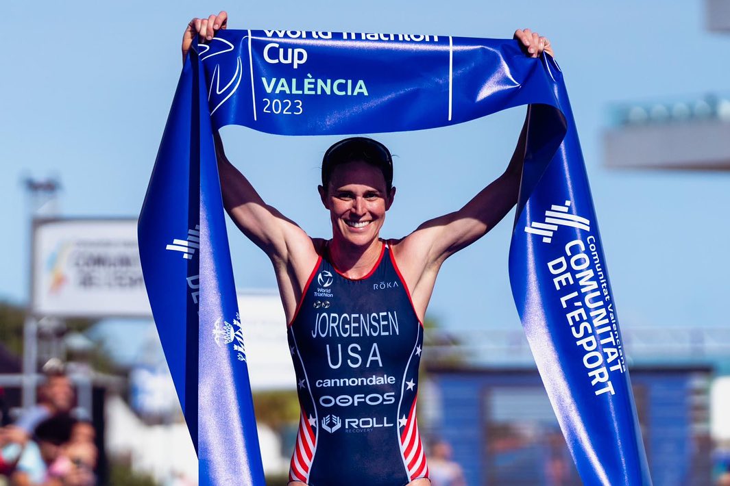 She’s back on top of a World Triathlon podium for the first time since ...