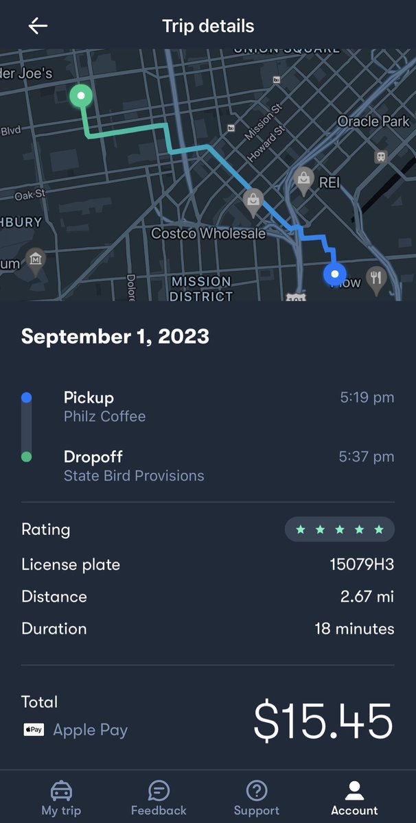 SiliconAnode's tweet image. Last night we embarked on our maiden voyage in an L4 AV. Heavy traffic, pedestrians, cyclists, emergency vehicles…no problem for  @Waymo. Robotaxi is the future.
I’ve been cautiously acclimating to Tesla FSD this last year, but it’s incomparable to Waymo in revenue service 🙌🏻🤯