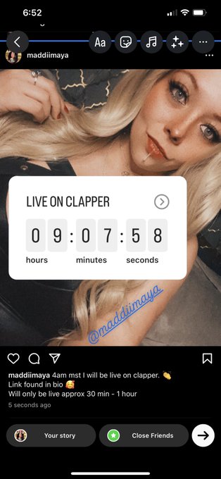 Will only be live about 30 min to an hour https://t.co/uEr1dBEN0F