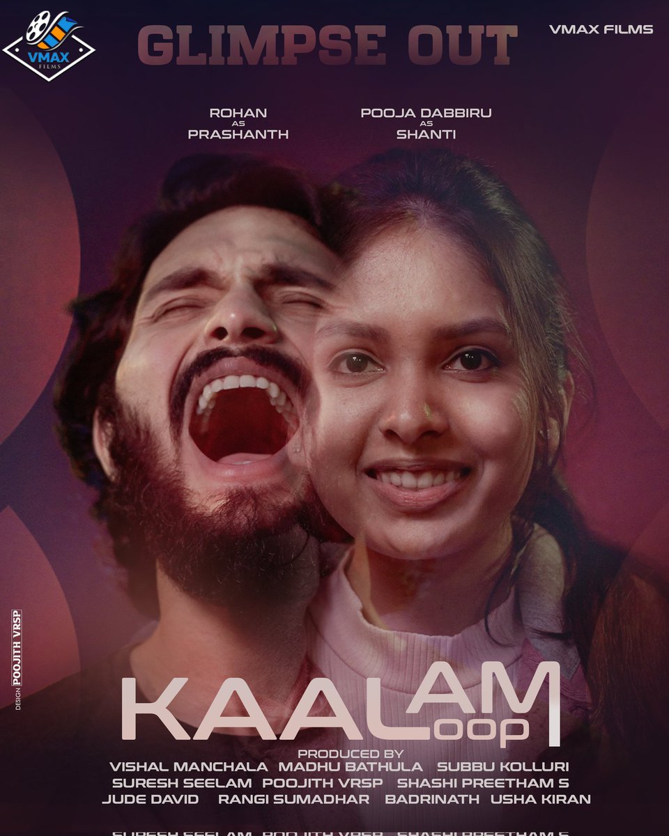 itsmadhub's tweet photo. Presenting our Digital Series Glimpse
" KAALooPAM " - KAALAM THE LOOP.
Looping Soon 👊🏻🧭

CAST :  @rohan_m37 @poojadabbiru @ksr__._ @murali_krishna2622 @panduthatipally
Produced by : @vmaxfilms22 @vishalmanchala @bathulamadhu
Written &amp; Directed : @suresh.s06 https://t.co/NcMQX4kinF