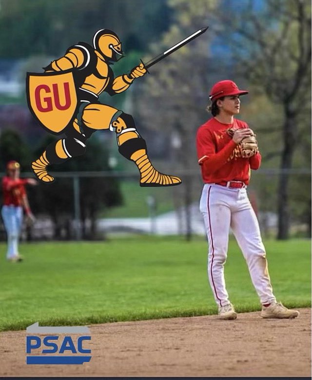 Blessed to announce my commitment to Gannon University to continue my academic and athletic careers. Thank you to my family, friends, teammates and coaches. A special thanks to @Spikes_Baseball and <a href="/BattlegroundBG/">Battleground Baseball Group</a>. #GoKnights⚔️<a href="/chaserowe23/">Chase Rowe</a> <a href="/sarverandy/">andrew przybylek</a> <a href="/GannonBaseball/">Gannon Baseball</a>