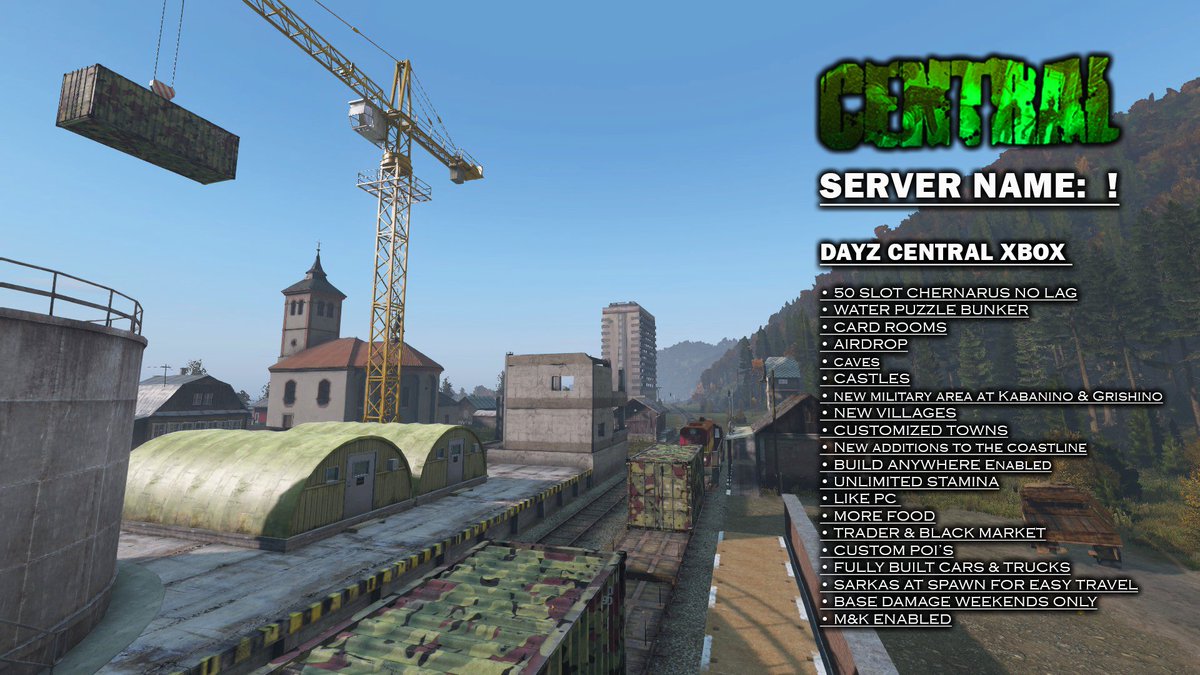 DayzCentral_'s tweet photo. Server Name: !

( Fresh Wipe )

https://t.co/SZFYT2lGwW

 #Xbox #DayZ #DayzXbox #dayzcommunity #dayzxboxcommunity #dayzpvp #chernarus #dayzfactions #ConsoleDayz https://t.co/JOOllq1uyk