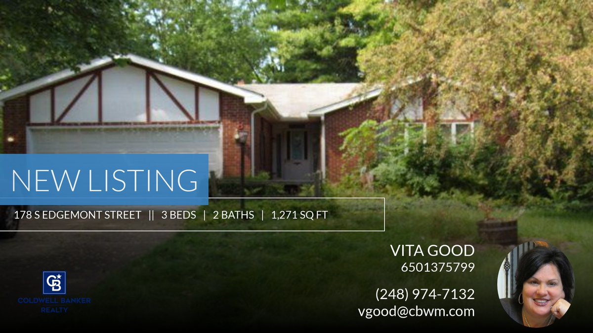 VitaVGood's tweet photo. 📍 New Listing 📍 Take a look at this fantastic new property that just hit the market located at 178 S Edgemont Street in Belleville. Reach out here or at (248) 974-7132 for more information https://t.co/gAYTAUqZHv https://t.co/tUdiDlC4MO