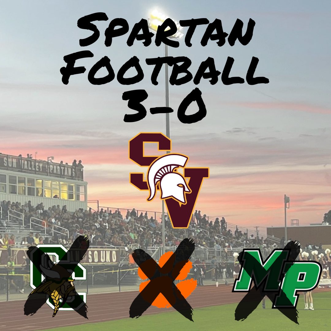 SVHS_Athletics1's tweet photo. 3 down…

@SVSpartans_FB @SVHSPrin_Dad 
@SVBBallCoach @sv_spartanarmy @SunValleyHSNC @UCPSNC @UCPSNCAthletics @AGHoulihan https://t.co/qjNv7c1WGk