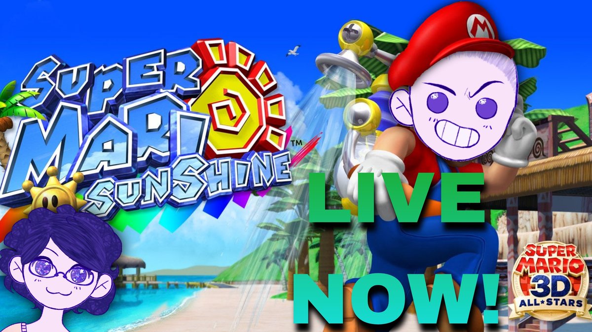 Sojan_Nedos's tweet photo. Join Us #Live Now On #YouTube!
I'm Playing #Mario3DAllStars #SuperMarioSunshine On #NintendoSwitch !
This will be the #Finale!
Click Or Tap Here:
https://t.co/kAkL8CEiK8 https://t.co/w1IdJCSNz4