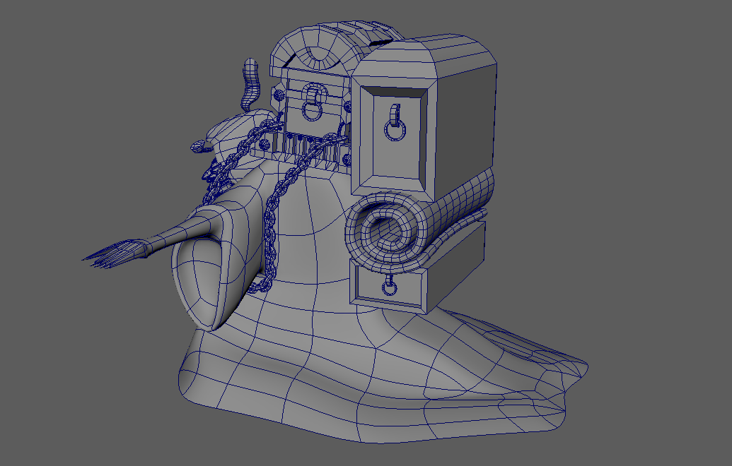 C__Samuel's tweet photo. A Merchant charrater that was designed for a game project ((the charrater was design up by the concept artist dont have his @ tho :(

#Maya #3D #Art #3dart https://t.co/TdwSo5o32m