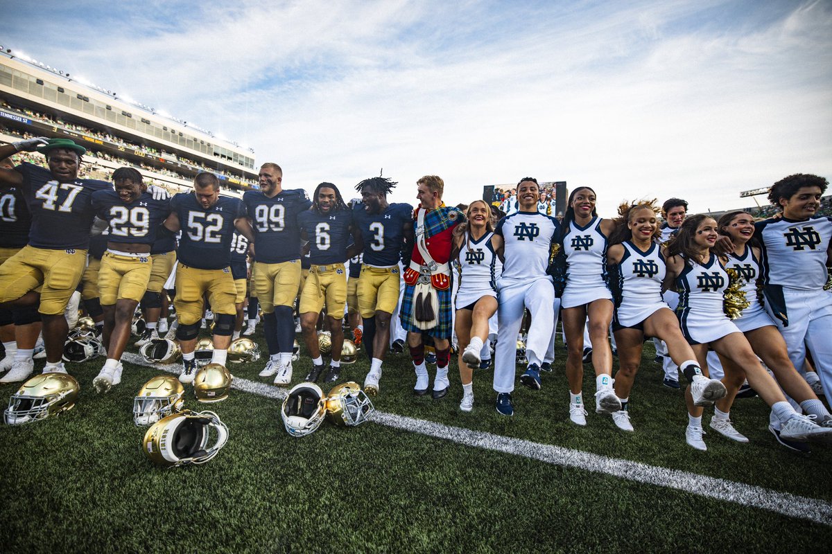 Notre Dame Football tweet media