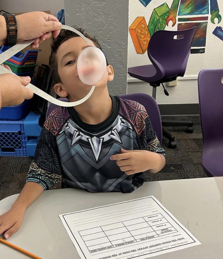 JAG ThinkerSpace (@jagthinkerspace) on Twitter photo After reading about the history of bubble gum <a href="/ScholasticEdu/">Scholastic Teachers</a>, our third graders analyzed a bar graph comparing the sugar content of some popular brands. Then we wondered if the sugar content affected the size of the bubbles- the students (and teachers) were happy to test it out! After reading about the history of bubble gum <a href="/ScholasticEdu/">Scholastic Teachers</a>, our third graders analyzed a bar graph comparing the sugar content of some popular brands. Then we wondered if the sugar content affected the size of the bubbles- the students (and teachers) were happy to test it out!