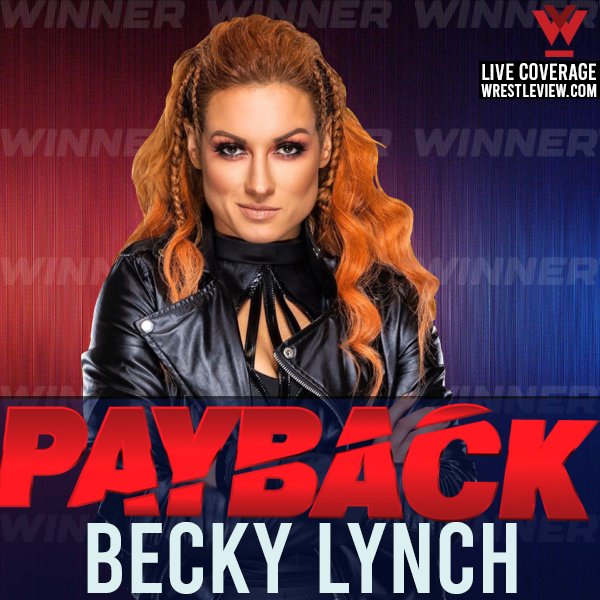 Wrestleview.com on X: Becky Lynch gets the win vs. Trish Stratus in a  Steel Cage match at #WWEPayback!  / X