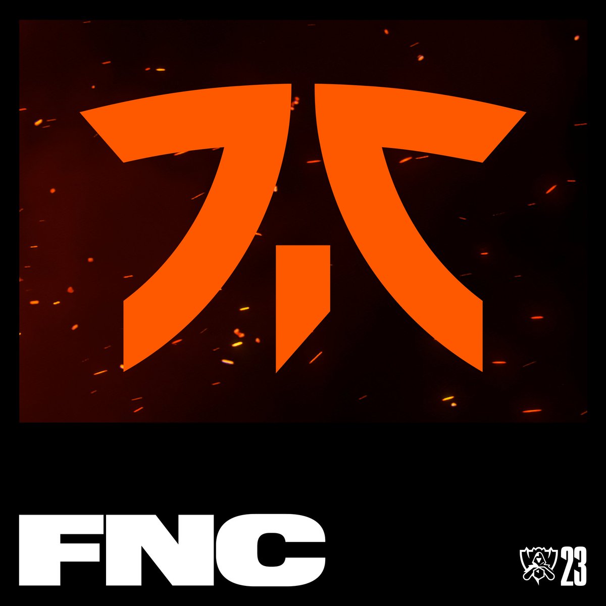 lolesports's tweet photo. WELCOME TO #WORLDS2023:

Congratulations to @FNATIC on qualifying for the 2023 World Championship! https://t.co/1tx2LyUFgS