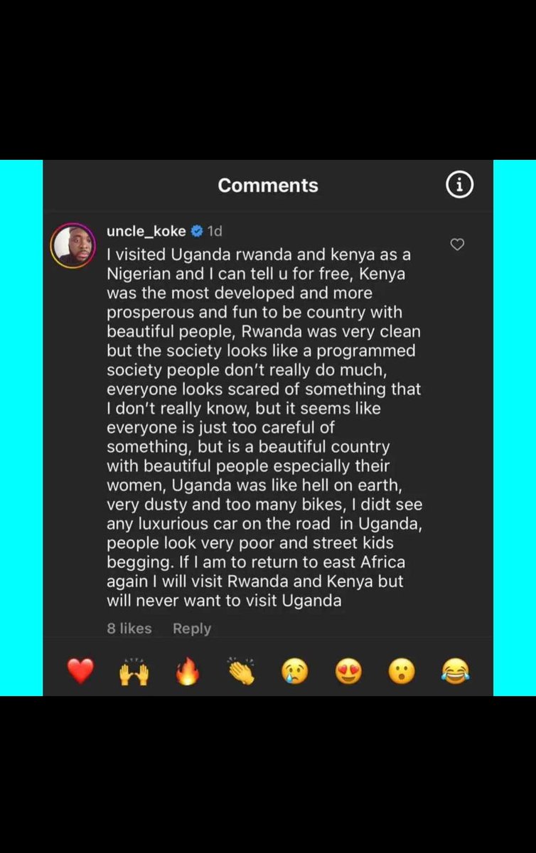 BritaUnique's tweet image. Oh Uganda may Godapoozi
We lay 😂