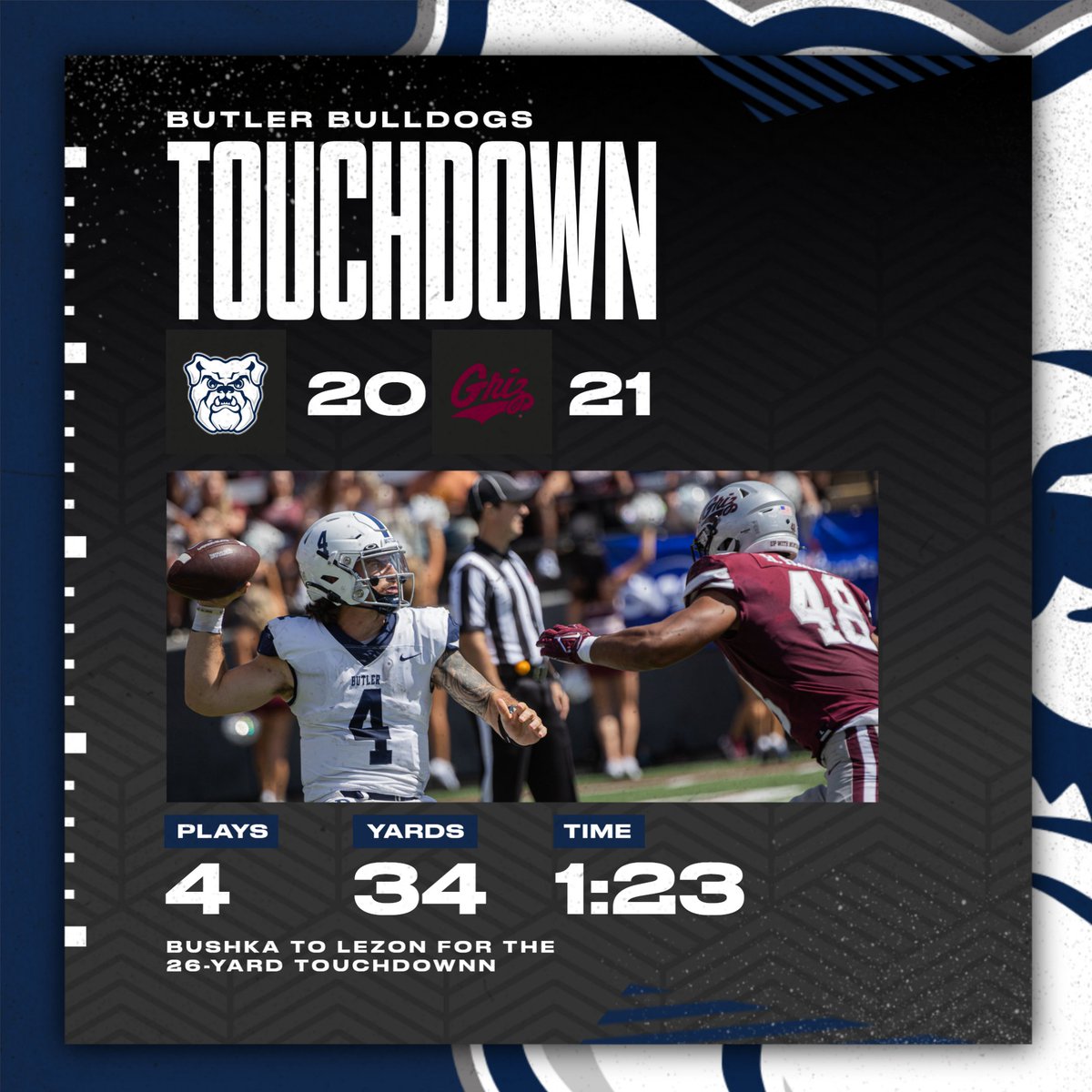 ButlerUFootball's tweet photo. Bulldogs are making moves. 

#TheButlerWay https://t.co/ikMc4xsMij