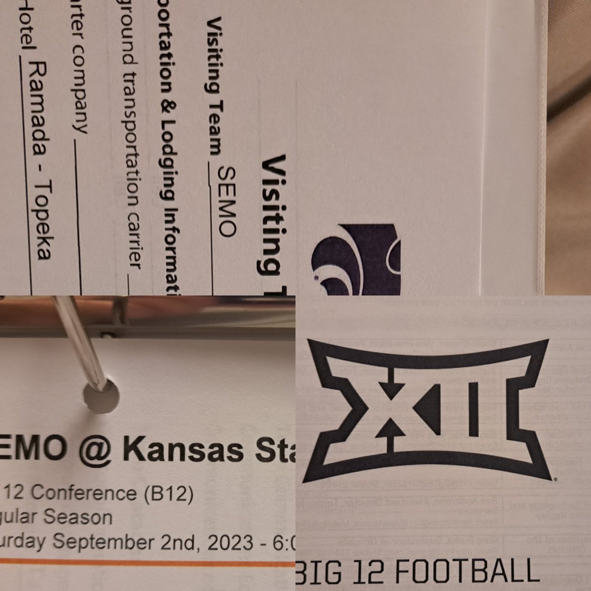 Since 1983, there has been only one year that I haven't had some role of either playing or supporting HS / College Football. Year 39 of Fall Pigskin Action. SEMO @ KSTATE