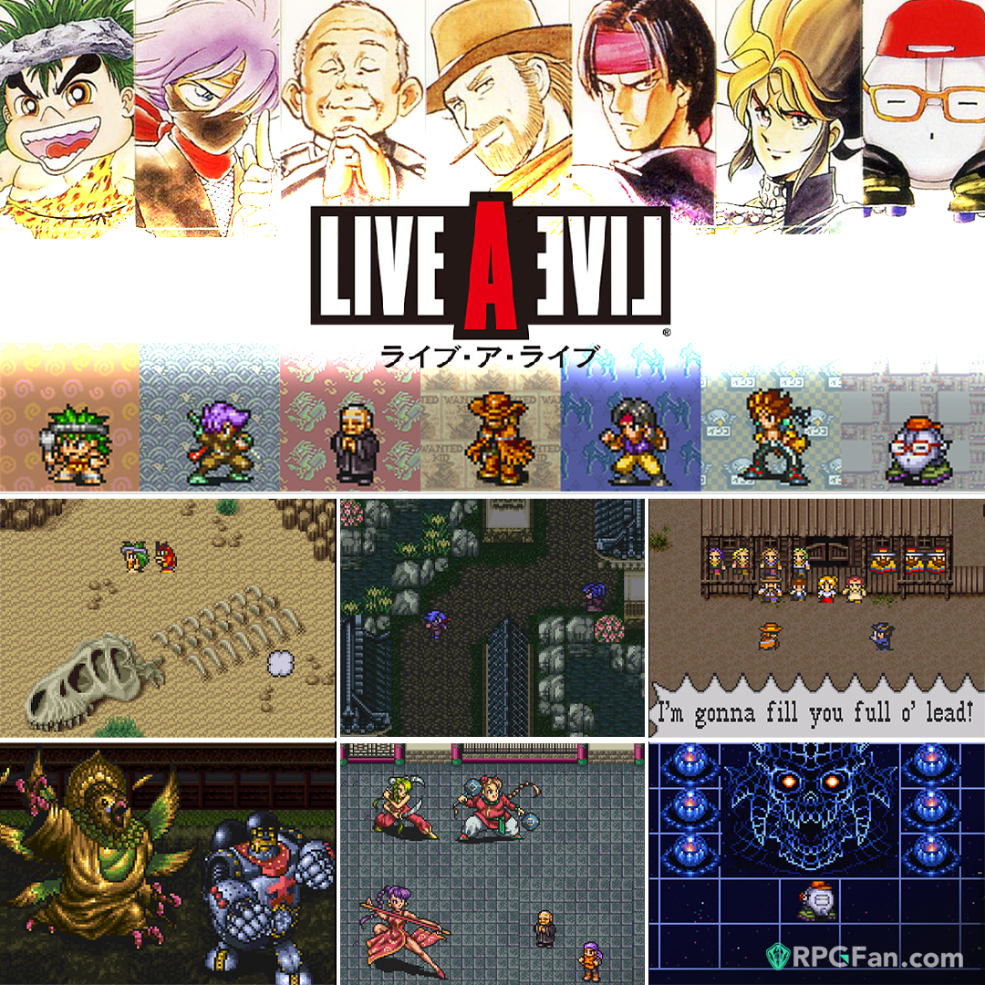 RPGFan (dot com) on X: SNES hidden gem #LiveALive was first out 29 years  ago (1994) in Japan! Audiences abroad were officially able to play this RPG  only recently with an HD-2D