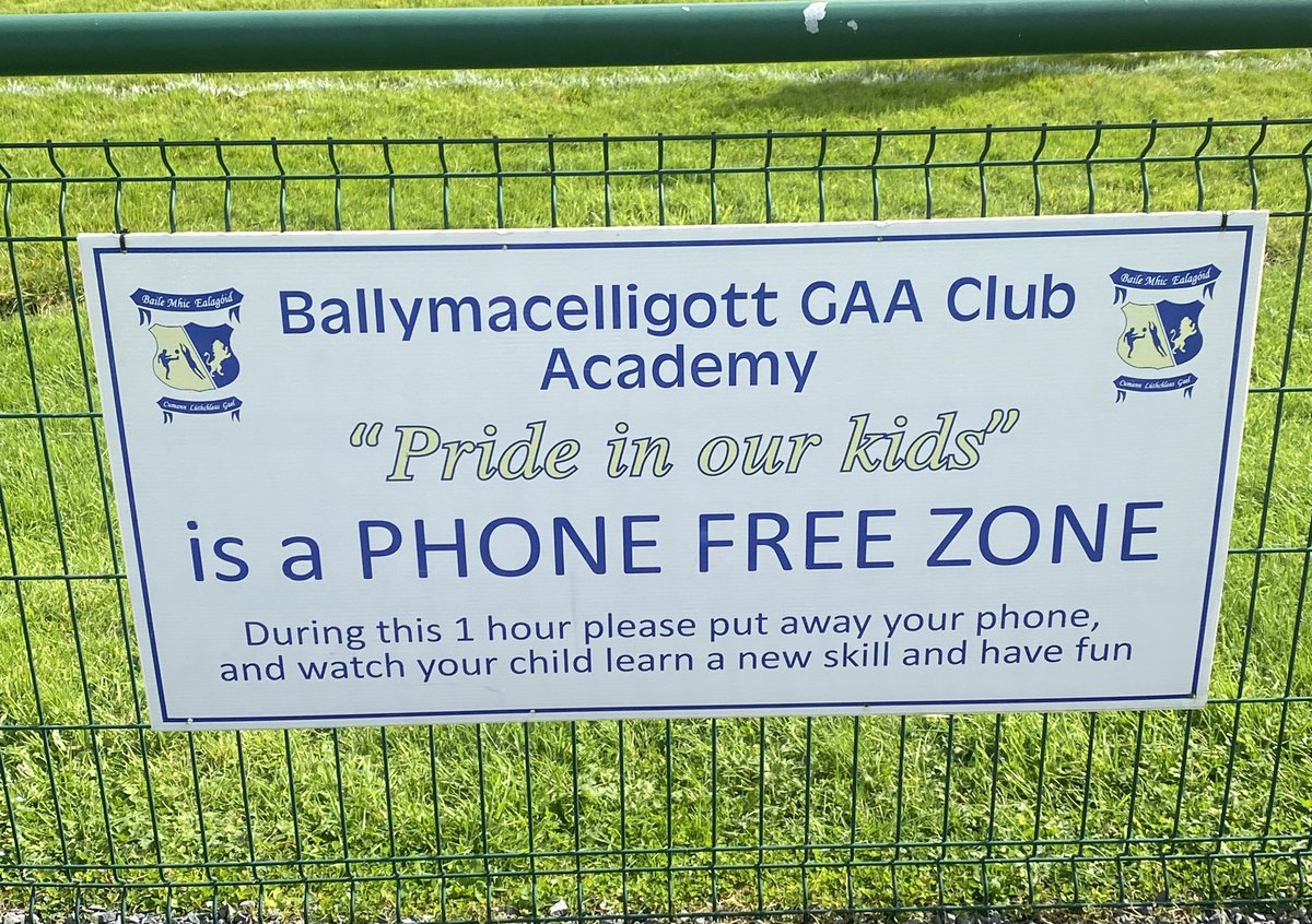 Mike Quirke (@mike_quirke) on Twitter photo Great idea from <a href="/Ballymac_gaa/">Ballymacelligott GAA</a>
If you’re going to be at training, you might as well be there! 📵 Great idea from <a href="/Ballymac_gaa/">Ballymacelligott GAA</a>
If you’re going to be at training, you might as well be there! 📵