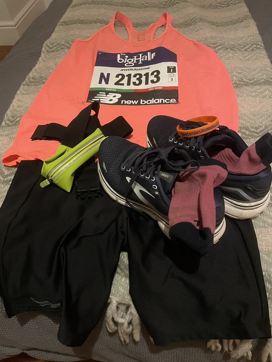 Kit ready for the #bighalf