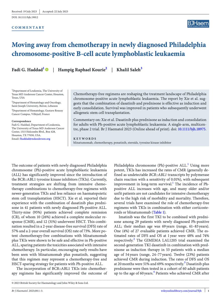British Journal of Haematology tweet media