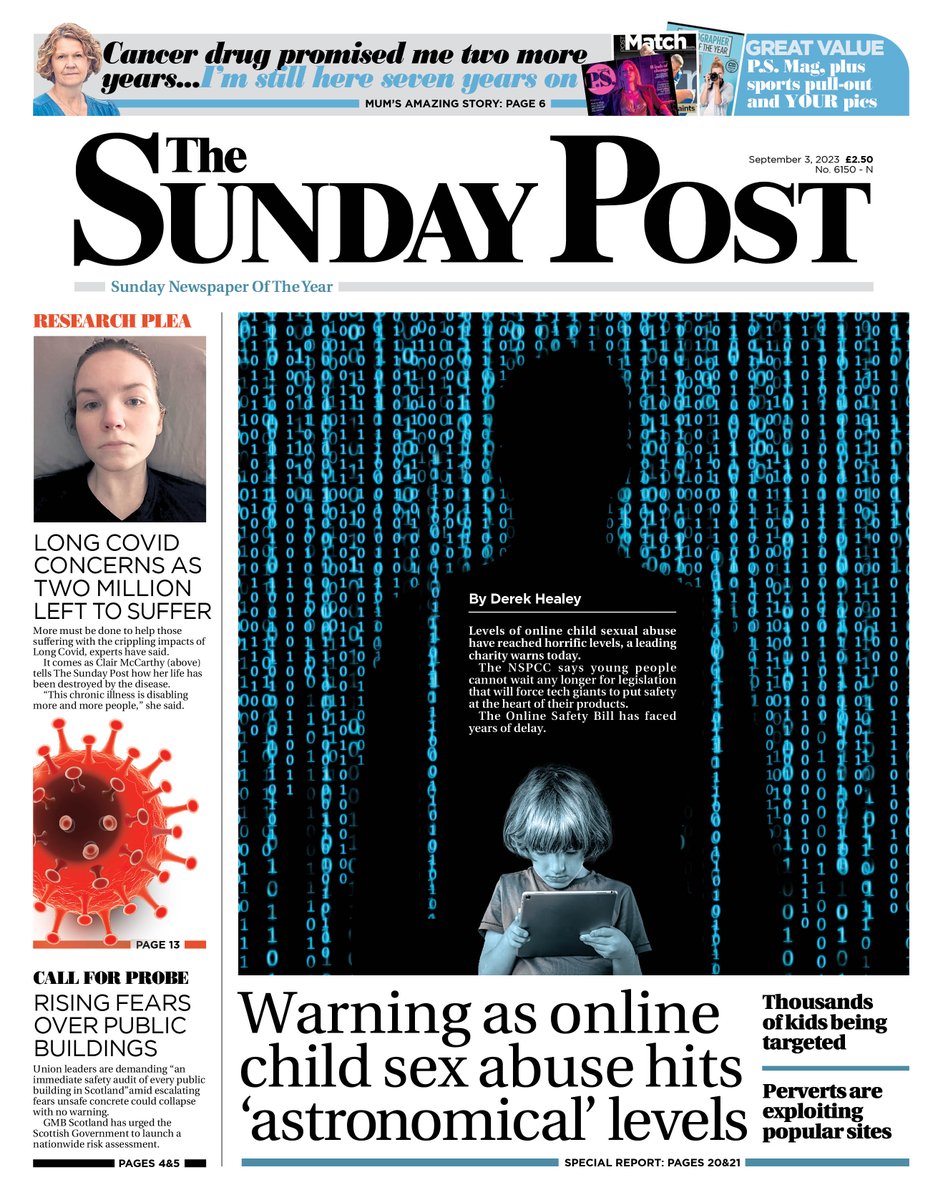 A first look at tomorrow's Sunday Post #TomorrowsPapersToday #Scotpapers <a href="/hendopolis/">Neil Henderson</a> <a href="/AllieHBNews/">Allie Hodgkins-Brown</a> <a href="/sgfmann/">George Mann</a>